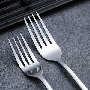 Flatware Set 20 Pieces, Kyraton Stainless Steel Silverware Set, Strong Anti Rust, Stainless Steel Cutlery Set, Utensils Set Service for 4