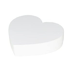 wenpack empty heart shaped gift box strawberry packaging (white)