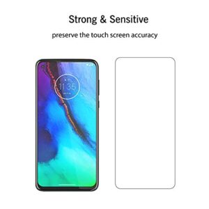 Ailun Screen Protector for Moto G stylus & Moto G Power & G8 Power 2020 release,6.4 inch display,3 Pack Tempered Glass 9H Hardness Ultra Clear Bubble Free Anti-Scratch Fingerprint Oil Stain Coating Case Friendly