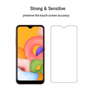 Ailun Screen Protector for Galaxy A01 [5.7 inch] 3 Pack Tempered Glass Ultra Clear Anti-Scratch Case Friendly