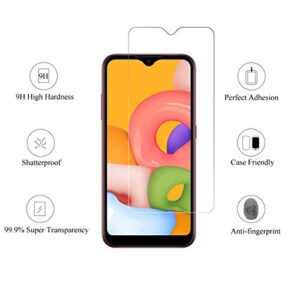 Ailun Screen Protector for Galaxy A01 [5.7 inch] 3 Pack Tempered Glass Ultra Clear Anti-Scratch Case Friendly