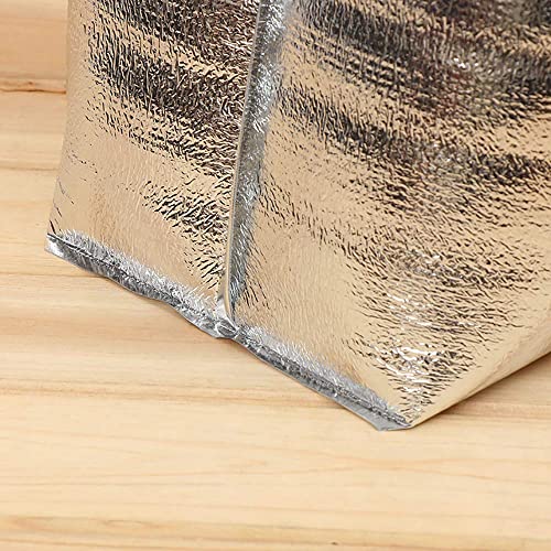 Smilco Reusable Insulation Bags Thermal Box Liners 13 x 8.5 x 12 Metalized Box Liners 6 PCS for Lunch Box Shopping Bag Insulation Lining Waterproof Insulation Package