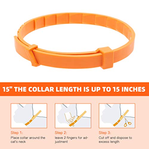 Calming Collar for Cats - 2 Pack Adjustable Natural Pheromone Kitten Collars Reduce Anxiety