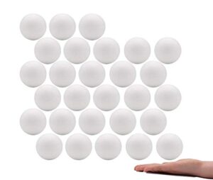 crafare 2 inch 56pc white foam balls polystyrene for crafts supplies and holiday diy school projects decoration