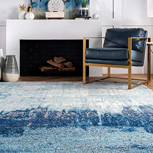 nuLOOM Alayna Abstract Accent Rug, 2' x 3', Blue