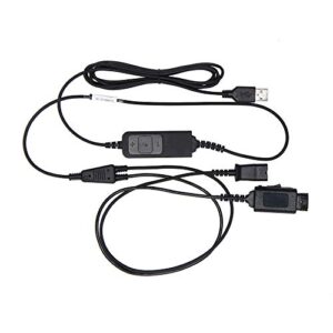 jpl bl-11-usb+p usb 2.0 y training cord with volume and mute controls, plx compatible qd, 575-276-001