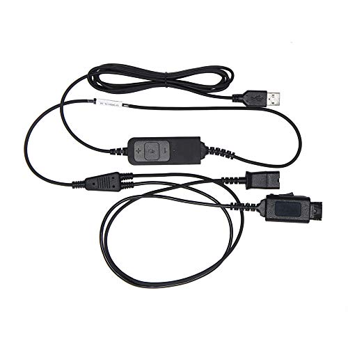 JPL BL-11-USB+P USB 2.0 Y Training Cord with Volume and Mute Controls, PLX Compatible QD, 575-276-001