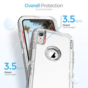 ORIbox Case Compatible with iPhone Xs max Case, Heavy Duty Shockproof Anti-Fall clear case , Crystal Clear