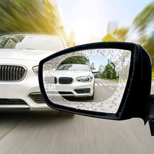 Connoworld Anti Fog Film Car Rear View Mirror Waterproof Film Protective Film Car Rearview Mirror Rearview Mirror Film Protective Shields Oval