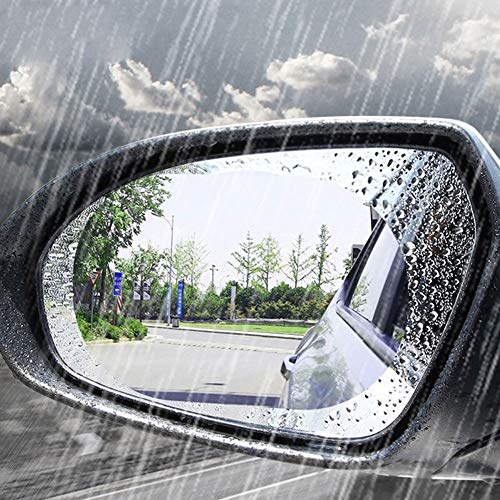 Connoworld Anti Fog Film Car Rear View Mirror Waterproof Film Protective Film Car Rearview Mirror Rearview Mirror Film Protective Shields Oval