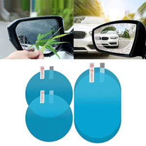 Connoworld Anti Fog Film Car Rear View Mirror Waterproof Film Protective Film Car Rearview Mirror Rearview Mirror Film Protective Shields Oval