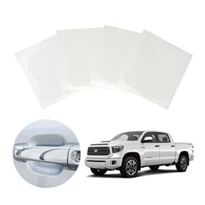 yellopro custom fit door handle cup 3m anti scratch clear bra paint protector film cover self healing guard for 2014 2015 2016 2017 2018 2019 2020 2021 toyota tundra pickup truck