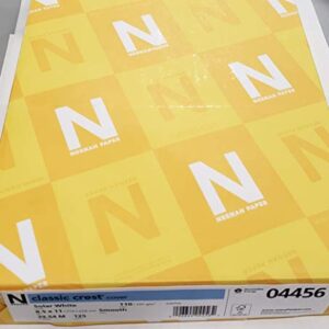 Neenah Paper 4456 Neenah 110lb Classic Crest Cardstock 8.5"X11" 125 per Package