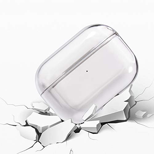 Fox Clear Hard Plastic AirPods Pro Case Full Protective Cover Skin Compatible with AirPods 3 Charging 2019 Case