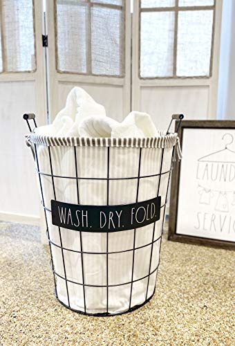 Rae Dunn Heavy Duty Laundry Hamper - by Designstyles