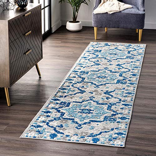 nuLOOM Celestial Contemporary Indoor/Outdoor Accent Rug, 2' x 3', Blue