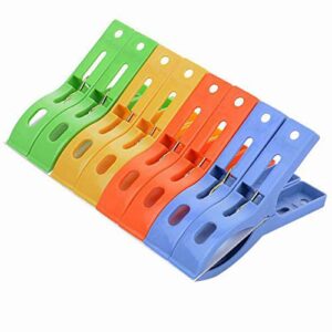 heaven2017 set of 8 large plastic clothespins beach towel clips blanket quilt clamps