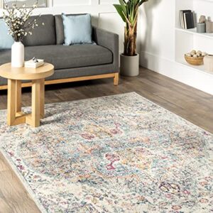 nuLOOM Vintage Maryetta Area Rug, 9' x 12', Blue