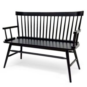 great deal furniture eartha farmhouse bench, black