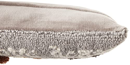 Mud Pie Must Love Dogs Hook Pillow, 1 Count (Pack of 1), Gray