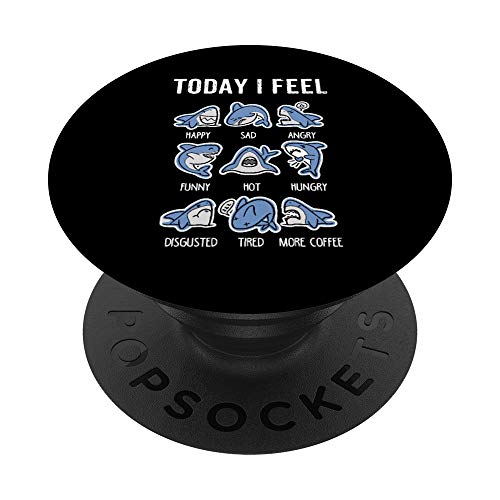 Funny Shark Shirt For Men Boys PopSockets Grip and Stand for Phones and Tablets