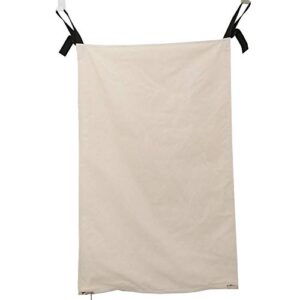 Amlrt Adjustable Door-Hanging Laundry Hamper with Stainless Steel Hooks, Hanging Laundry Bag