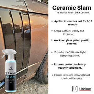 Ceramic Slam- The Best DIY Ceramic Coating Available, Super Long Lasting Paint Protection, Easy to Apply, Stackable for an Ultra Deep Hydrophobic Shine.