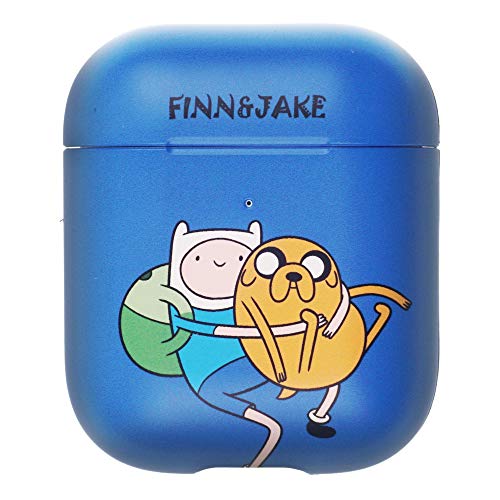 Adventure Time Compatible with AirPods Case Protective Hard PC Shell Cute Cover - Lovely Finn and Jake