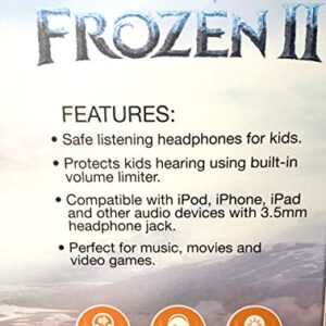 Frozen II Kid Safe Headphones with Volume Limiting Tech