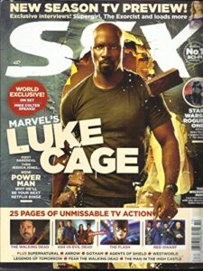 sfx magazine, new season tv preview ! * marvel's luke cage october, 2016 issue# 278 printed in uk ( please note: all these magazines are pet & smoke free magazines. no address label. (single issue magazine)