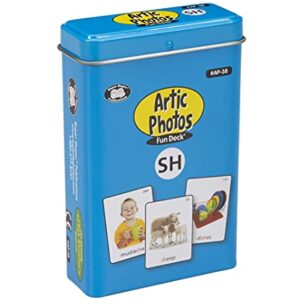 Super Duper Publications | Articulation Photos SH Sound Fun Deck Flash Cards | Educational Learning Resource for Children