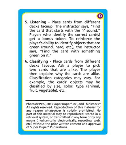 Super Duper Publications | Articulation Photos SH Sound Fun Deck Flash Cards | Educational Learning Resource for Children