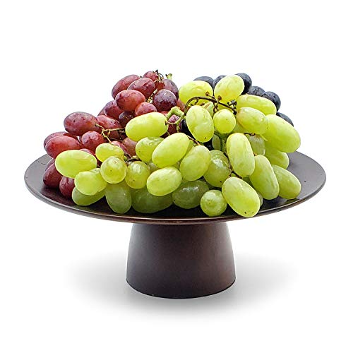 Premium Quality Natural Cake Stand, Cake Stand On Pedestal, Natural Cake Decorating Stand - 100% Natural Ideal for Use at Parties, Weddings, Restaurants (Acacia 10")