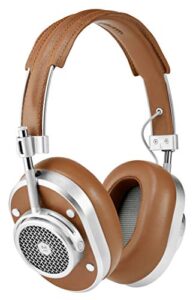 master & dynamic mh40 wireless over ear headphones - noise isolating with mic - professional studio headphones with bluetooth capability