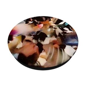 Retro Chic Multi Color Abstract Mottled Tortoiseshell PopSockets PopGrip: Swappable Grip for Phones & Tablets