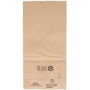 Green Direct Perfect Durable Brown Paper Lunch Bags Size Large for All Ages Pack of 100
