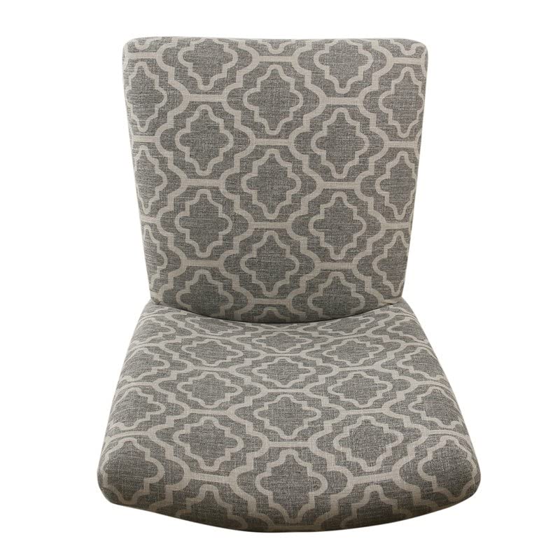 HomePop Parsons Classic Upholstered Accent Dining Chair, Single Pack, Grey