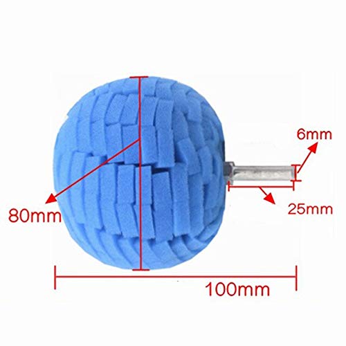 Tool Parts 1PC 8cm Sponge Buffing Polishing Wheel Ball Pad for Car Polisher Tool