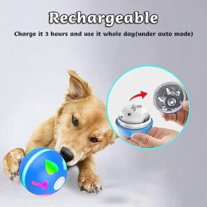 BENTOPAL Interactive Dog Toy Wicked Ball for Indoor Cats/Dogs with Motion Activated/USB Rechargeable