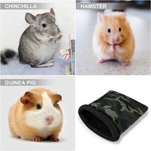 POPETPOP Warm Hamster Sleeping Bag - Cute Small Pet House Bed - Small Animals Winter Cage Nest Accessories for Guinea Pigs, Hamsters, Squirrels, Ferrets, Hedgehogs, Chinchilla (Random Color)