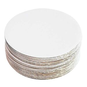 one more [30pcs] 6" white cakeboard round,disposable cake circle base boards cake plate round coated circle cakeboard base 6inch,pack of 30