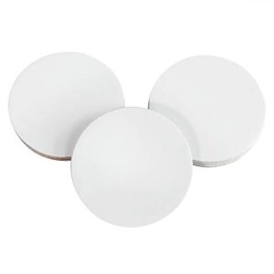 ONE MORE [30pcs] 6" White Cakeboard Round,Disposable Cake Circle Base Boards Cake Plate Round Coated Circle Cakeboard Base 6inch,Pack of 30