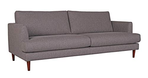 Amazon Brand – Rivet Canton Deep Mid-Century Modern Sofa Couch, 88.6"W, Dark Grey