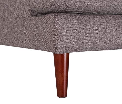 Amazon Brand – Rivet Canton Deep Mid-Century Modern Sofa Couch, 88.6"W, Dark Grey