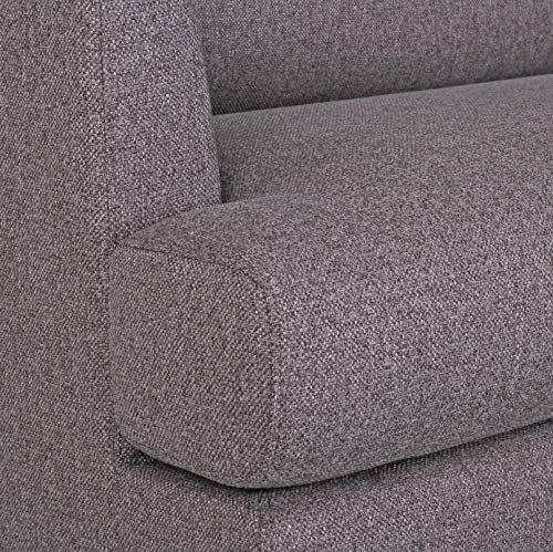 Amazon Brand – Rivet Canton Deep Mid-Century Modern Sofa Couch, 88.6"W, Dark Grey