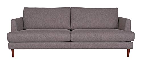 Amazon Brand – Rivet Canton Deep Mid-Century Modern Sofa Couch, 88.6"W, Dark Grey