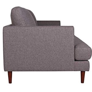 Amazon Brand – Rivet Canton Deep Mid-Century Modern Sofa Couch, 88.6"W, Dark Grey