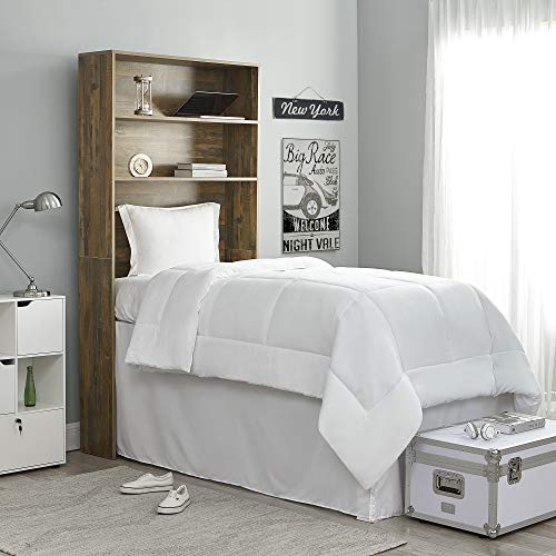 Decorative Dorm Shelf - Over Bed Shelving Unit - Rustic