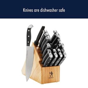 HENCKELS Statement Razor-Sharp 20-Piece White Handle Knife Set with Block, German Engineered Knife Informed by over 100 Years of Mastery