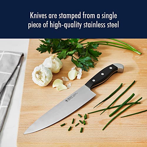 HENCKELS Statement Razor-Sharp 20-Piece White Handle Knife Set with Block, German Engineered Knife Informed by over 100 Years of Mastery